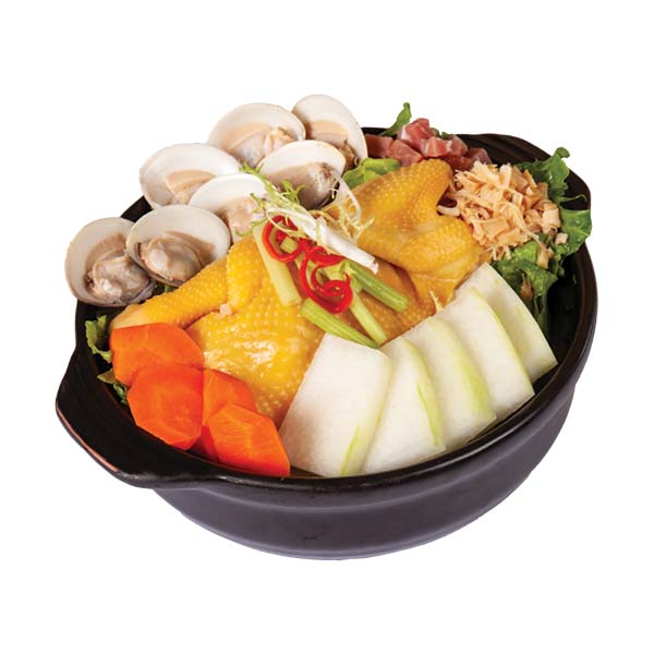 冬瓜瑤柱花甲雞煲