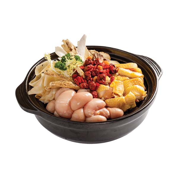 藥膳花膠醉雞煲